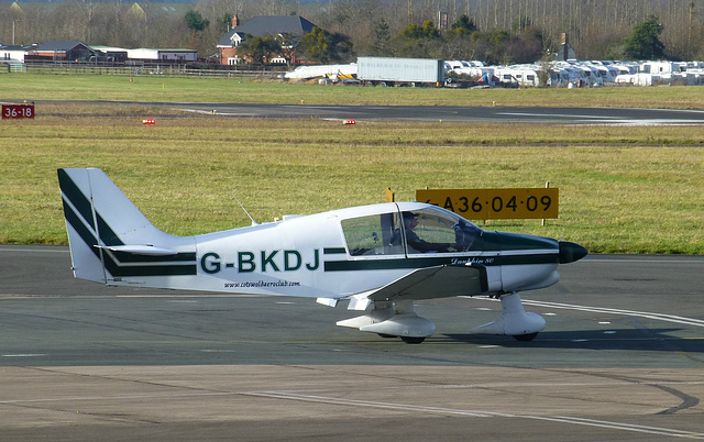 G-BKDJ at Gloucestershire Airport (2) - 20 December 2014