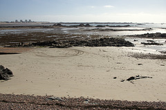 Rocky beach at St Helier