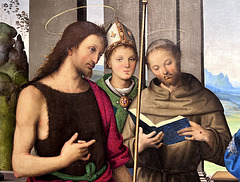 Fano 2025 – Museo Civico e Pinacoteca – John the Baptist, Ludovico of Tolosa and Franciscus