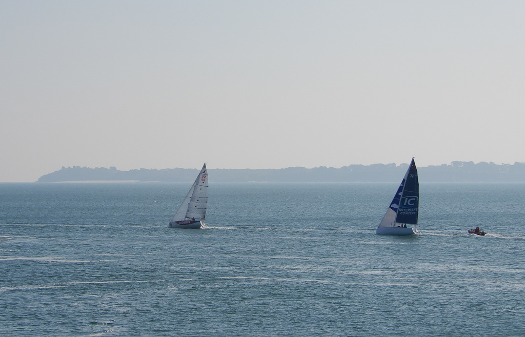 ile de GROIX dans la brume il fera beau demain