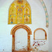 Ratzeburg, Wandmalerei im Kreuzgang des Domklosters