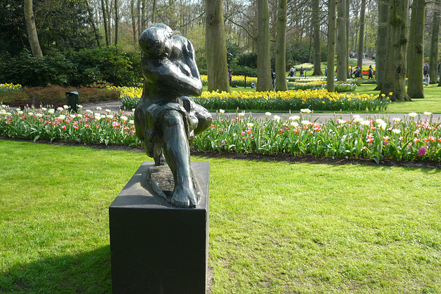 Sculpture In Keukenhof