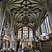 st mary's church, warwick (22)mid c15 beauchamp chapel, begun 1443, finished 1464, consecrated 1475, costing £2,481 4s. 7d. plus a ha'penny