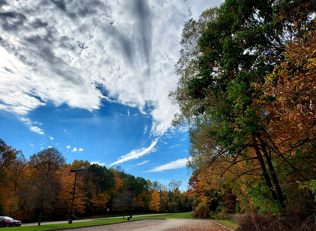 Sky and earth in harmony.