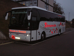 Simonds Coaches YJ11 AOH in Bury St Edmunds - 2 Nov 2011 (DSCN7111)