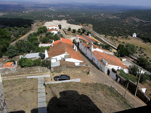 Blick vom Kastell Évora Monte auf den Alentejo (port. für jenseits des Tejo)