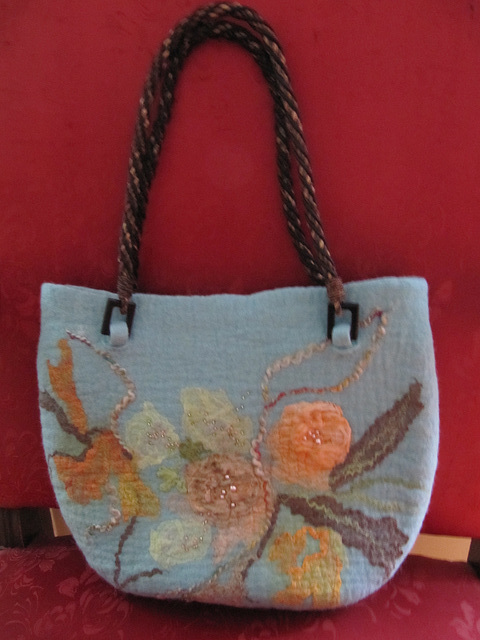 felted handbag