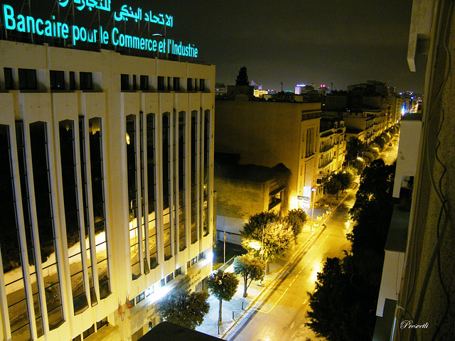 Corona , Tunis Couvre-feu * Ausgangssperre