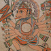 Detail of Hanuman in his Tantric 5-Headed Form in the Metropolitan Museum of Art, September 2019