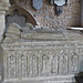 clifton reynes church, bucks (24)late c14 tomb c.1385 with weepers and effigies, perhaps thomas reynes III and wife