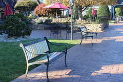 HBM...These benches are at the site of LAST week's Fence shot!!   Gatlinburg, Tennessee