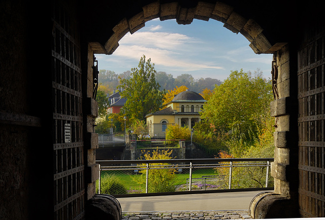 Ein beliebter Durchblick in Würzburg - A popular view in Würzburg