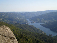 Overlooking Caniçada Dam (Cávado River).