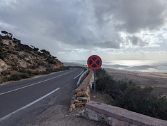 Une route pittoresque et vertigineuse