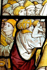 Stained Glass, Leigh Church, Staffordshire