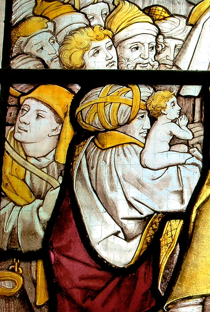 Stained Glass, Leigh Church, Staffordshire