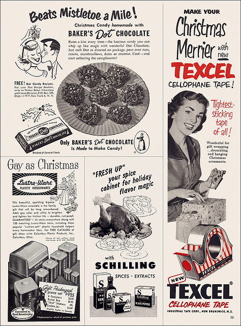 B&W/Duotone Ads, 1950s