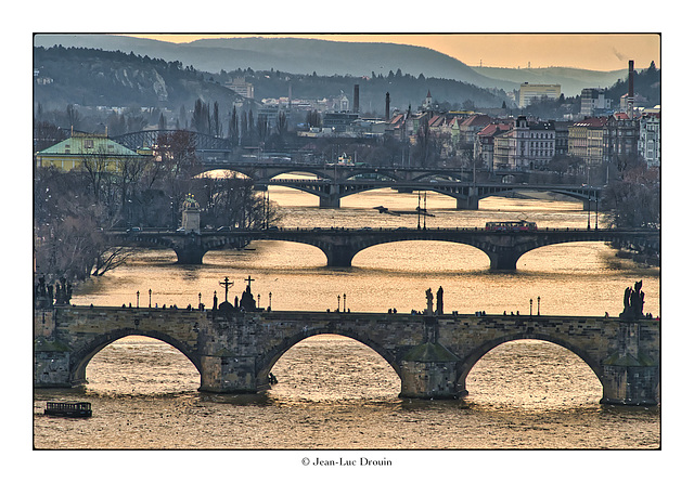 Fin de journée sur Prague Fin de journée sur Prague