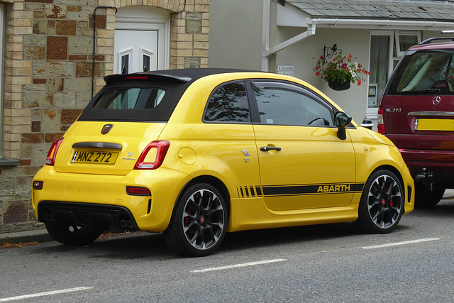 Yellow Abarth 595 - 18 July 2020