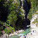 Picturesque sight at the entrance to the Partnach Gorge.