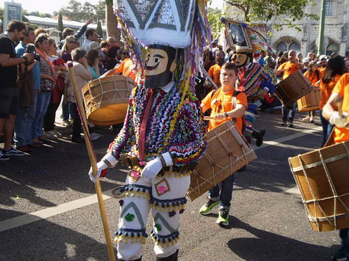 Los Danzantes y los Boteiros de Vilariño de Conso, Galicia.