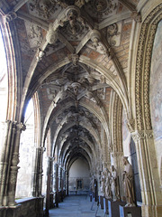 Cloister of León Cathedral. Cloister of León Cathedral.
