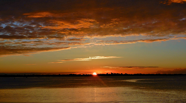 un lever de soleil grandiose