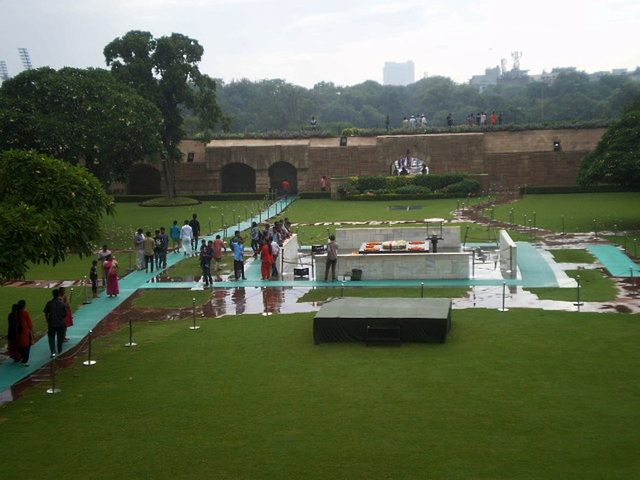 Raj Ghat - Gandhi Memorial.