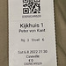 Ticket for Peter von Kant