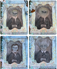 Pandemic chalk: Haunted Portrait 2