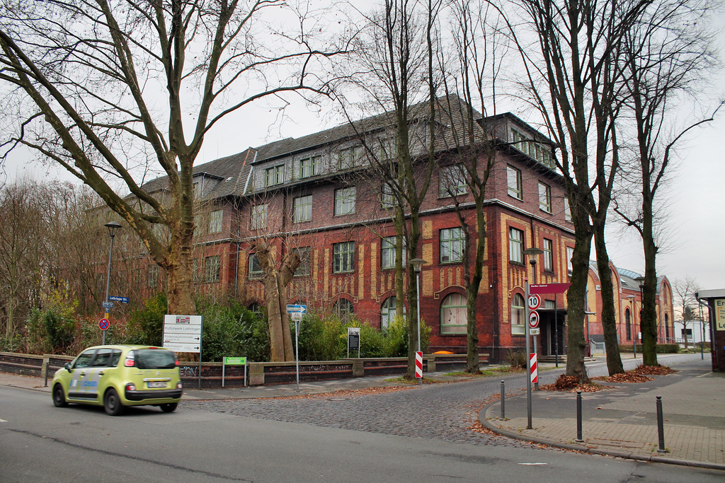Ehem. Eingangsbereich der Zeche Lothringen 1/2/6 (Bochum-Gerthe) / 10.12.2016