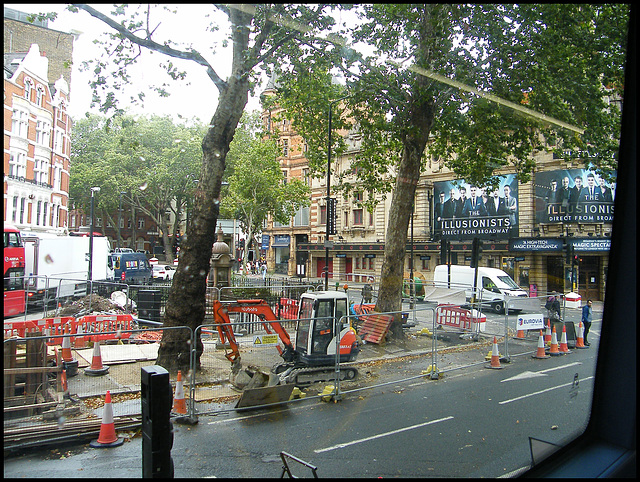 Shaftesbury roadworks