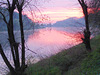 Abenddämmerung im Elbtal bei Pirna