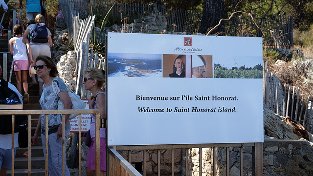 CANNES: Visite de l'ile Saint Honorat