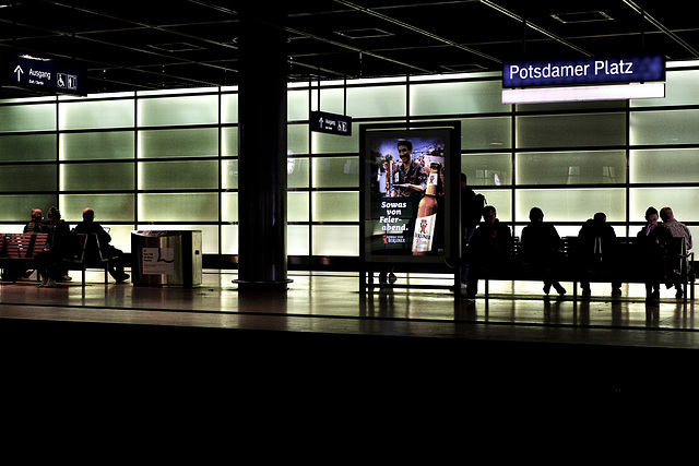 U-Bahn, Potsdamer Platz, Berlin