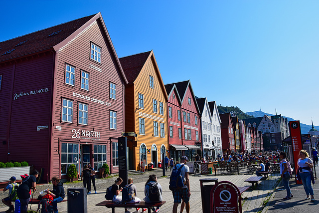 Bergen' s historical seafront