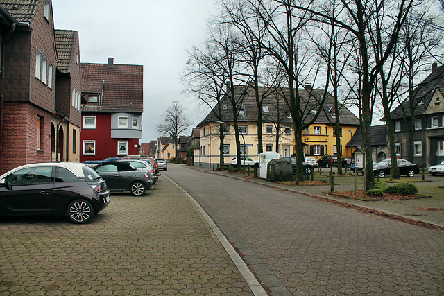 Der Margarethenplatz in der Zechensiedlung Brassert (Marl) / 24.12.2016