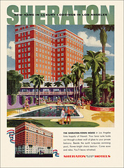 Los Angeles Sheraton Ad, c1955