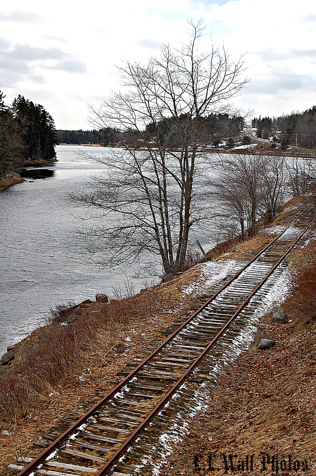 Final Spring for Old Rails Along The East Machias River
