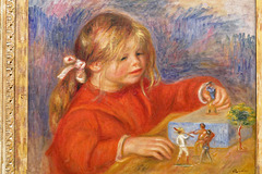 "Claude Renoir, jouant" (Auguste Renoir - vers 1905)