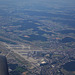 Der Flughafen Zürich kurz nach dem Start ( Flug Zürich Rhodos )