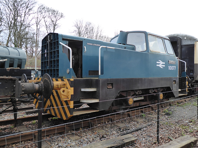 Sentinel 10077 at Marsh Mills - 29 December 2019