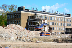 Demolition of the former Clusius Lab