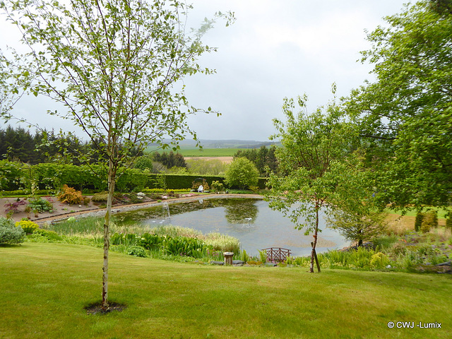 Carestown Steading Garden on a wet May 30th 2015