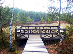 Ripozloko en naturrezervejo Červené blato