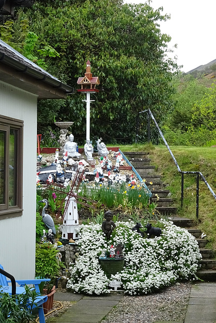 Garden Sculpture In Luss