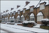 snowy terrace in Kingston Road