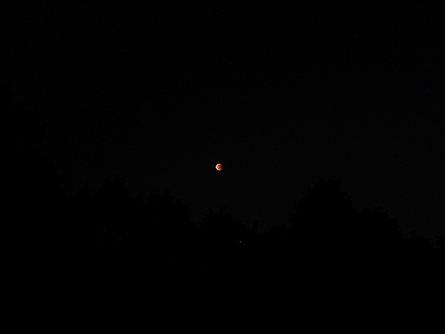 Mond mit Mars -1