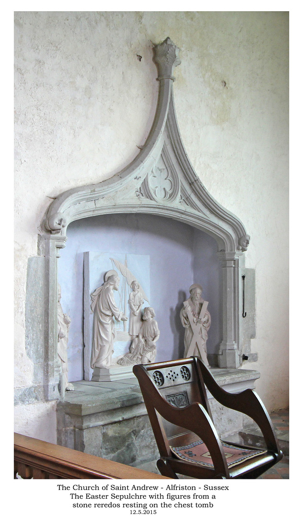 St Andrew's Alfriston Easter Sepulchre 12 5 2015