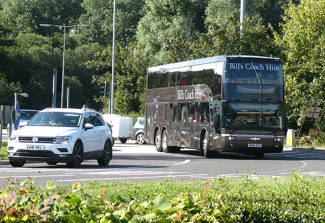 Bill’s Coach Hire WA06 GSO at Fiveways, Barton Mills - 29 July 2023 (P1150919)